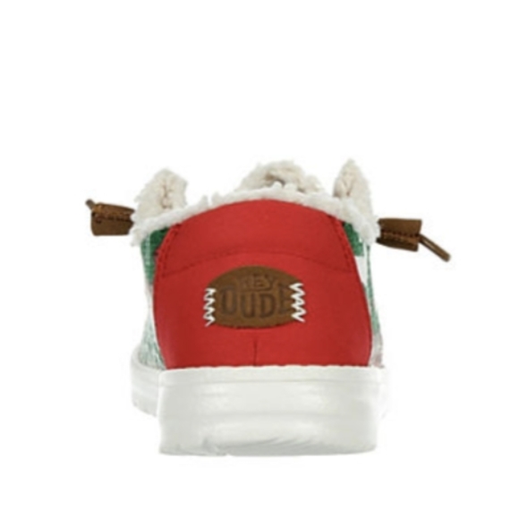 HEY DUDE WENDY SLIP ON SNEAKER GREEN - Picture 5 of 6